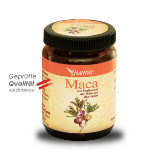 Hando Maca 60 Kapseln online kaufen bestellen Qualität aus Österreich AGES geprüft